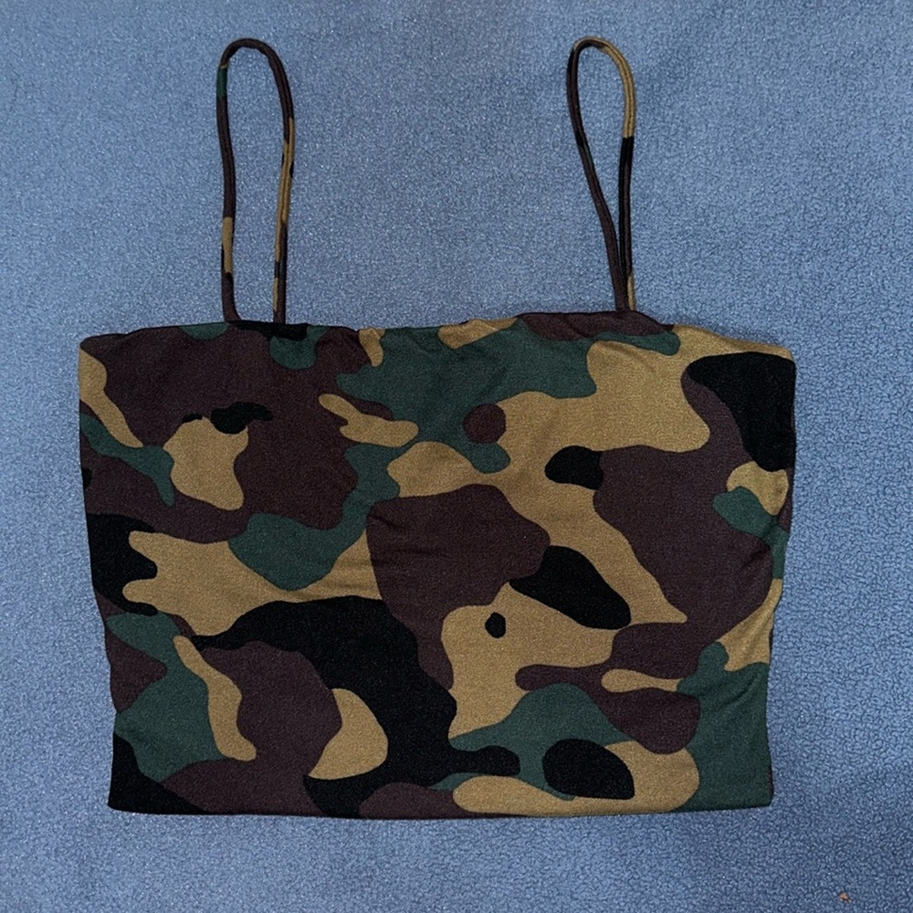 Camoflauge Crop Top